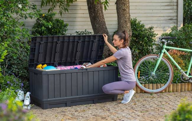 Сундук Кенвуд (KENTWOOD STORAGE BOX) 350л, графит Сундук Кенвуд (KENTWOOD STORAGE BOX) 350л, графит