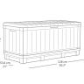 Сундук Кенвуд (KENTWOOD STORAGE BOX) 350л, графит