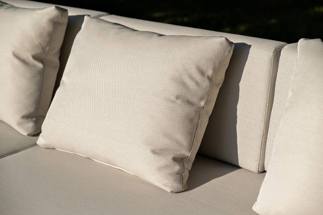 "Мальдивы" трансформирующаяся лаунж-зона из искусственного ротанга, цвет соломенный