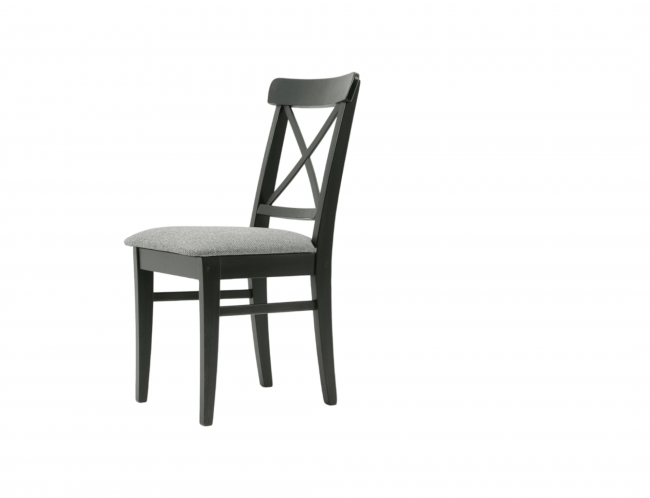 Стул Ингольф ПМ чёрный/графит