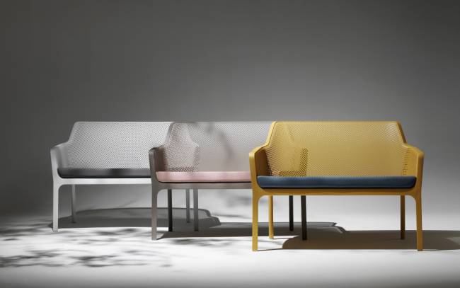 Подушка для дивана Net Bench деним 535х1055х70 мм