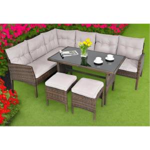 Комплект плетеной мебели AFM-107A Brown (3 кор.) Комплект плетеной мебели AFM-107A Brown (3 кор.)