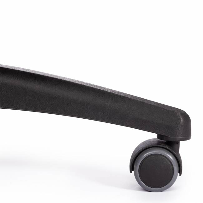 Кресло PRACTIC (мп) флок/кож/зам , серый/металлик, 29/W-12/36 серый/металлик флок/кож/зам