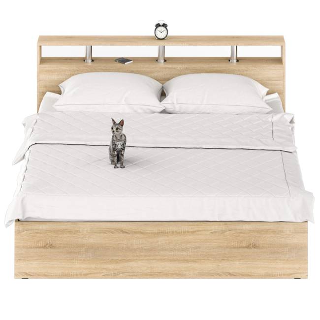 Кровать Камелия 1800 цвет дуб сонома