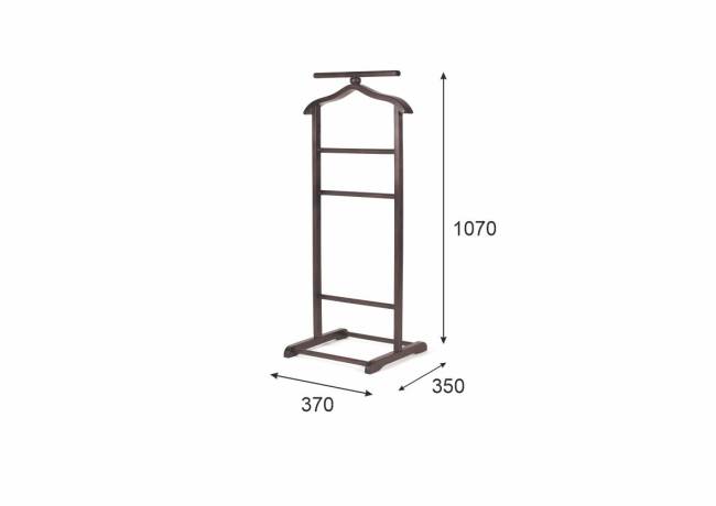 Вешалка костюмная В 6Н венге Вешалка костюмная В 6Н венге
