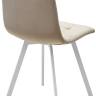 Стул РИЧИ, цвет H-06 Бежевый, велюр / белый каркас М-City