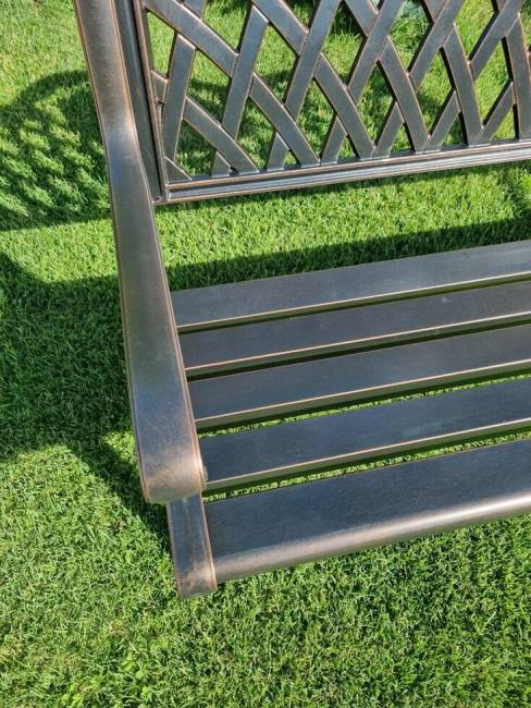 Скамья из литого алюминия для сада Ultimo Скамья из литого алюминия для сада Ultimo