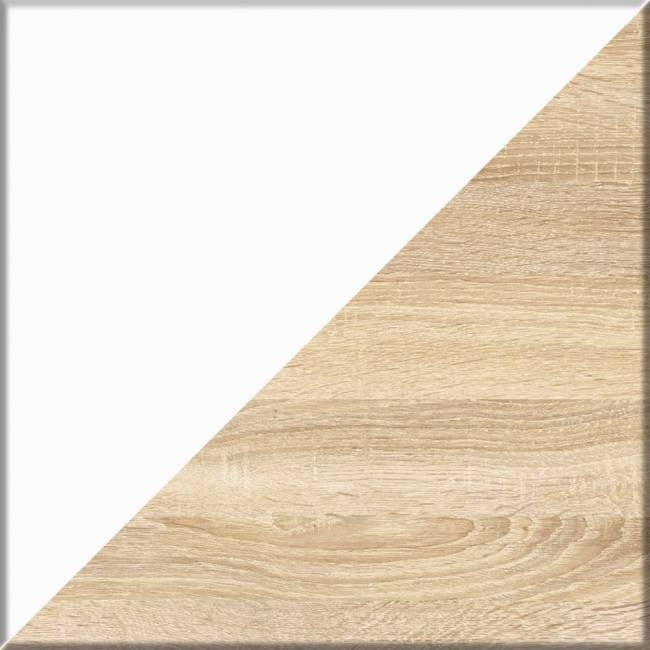 Комплект их 3-х открытых стеллажей цвет дуб сонома/белый Комплект их 3-х открытых стеллажей цвет дуб сонома/белый