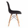Стул CINDY (EAMES) (mod. 1801) дерево бук/металл/сиденье пластик, 45x51x82 см, Black (черный) (Комплект из 4 шт.) черный