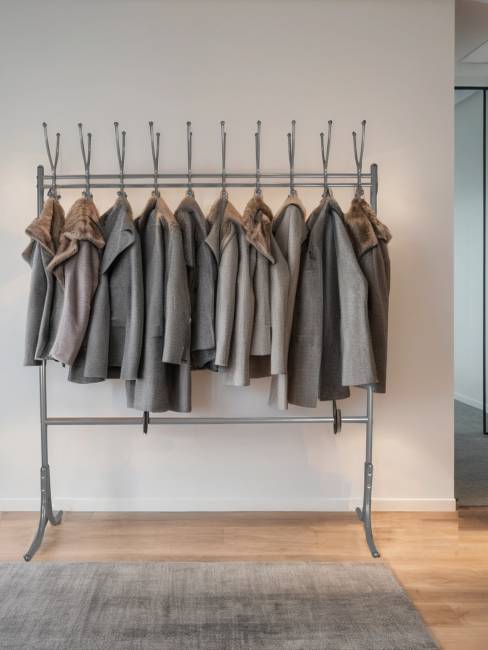 Вешалка напольная М 12 металлик