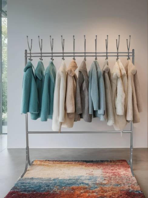 Вешалка напольная М 12 металлик