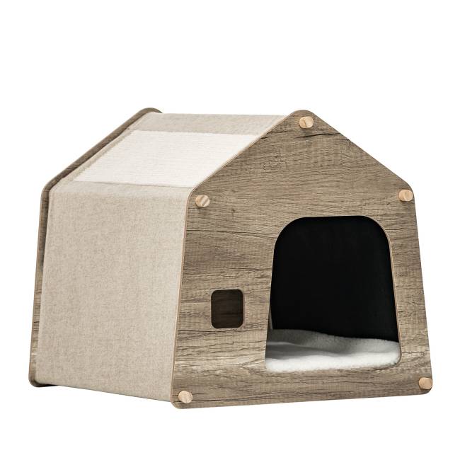 Домик для животных Leset Блисс Платина Бежевый