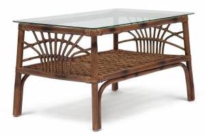 Столик кофейный Secret De Maison Kavanto  натуральный ротанг, 83*53*47 см, коричневый античный / Brown Antique
