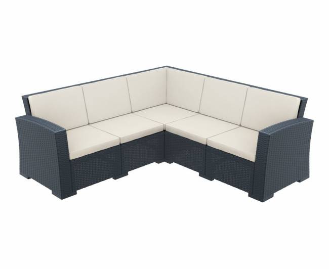 Угловая подушка Monaco Corner Cushion бежевый 600х600х70 мм