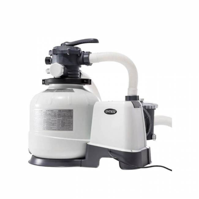 Песочный фильтр-насос SX2800, 10.5/8.0м3/ч, резервуар для песка 21.3кг, фракция 0.45-0.85мм