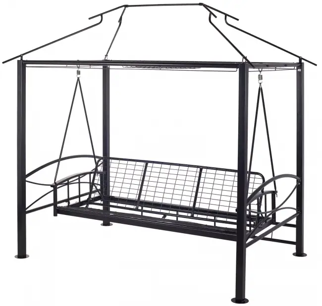 Садовая беседка качели Пальмира охра