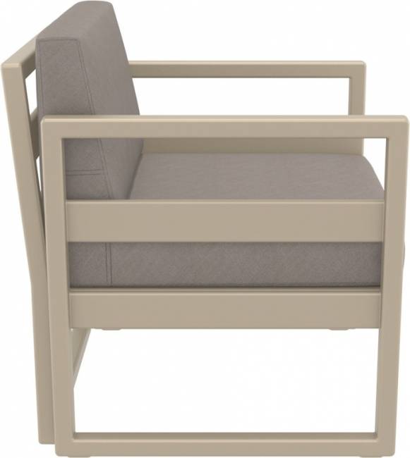 Комплект пластиковой мебели Mykonos бежевый, светло-коричневый