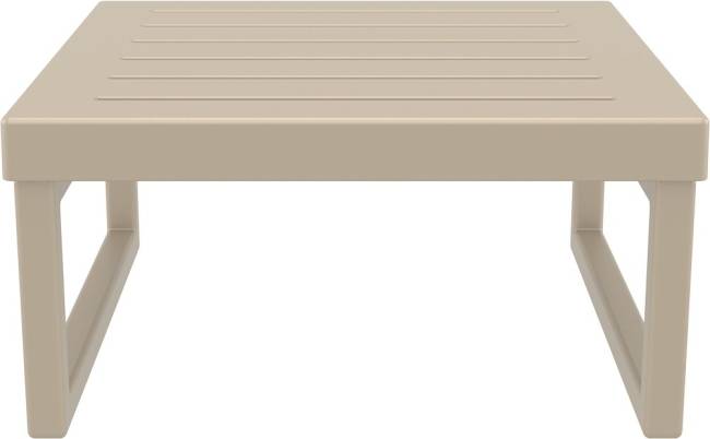 Комплект пластиковой мебели Mykonos бежевый, черный