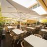 Зонт профессиональный телескопический 4х4 м Capri Starwhite белый, слоновая кость 4000х4000 мм
