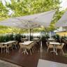 Зонт профессиональный телескопический 4х4 м Capri Starwhite белый, слоновая кость 4000х4000 мм