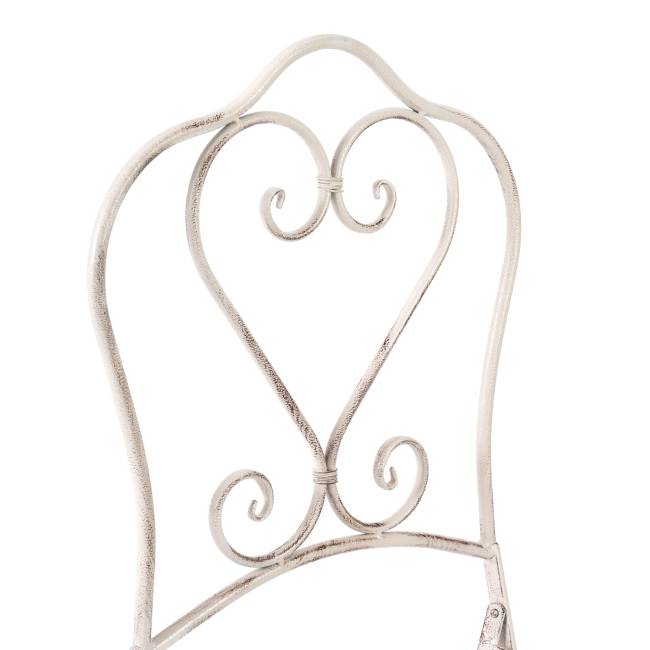 Комплект (стол + 2 стула) Secret de Maison Monique (mod. PL08-6241.6242) металл, стол:62*73, стул: 48*40*93, Античный белый (Antique White) Античный белый (Antique White) металл Комплект (стол + 2 стула) Secret de Maison Monique (mod. PL08-6241.6242) металл, стол:62*73, стул: 48*40*93, Античный белый (Antique White) Античный белый (Antique White) металл