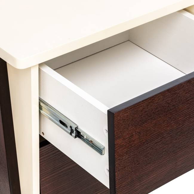 ТВ-тумба Leset "Сканди" Дуб шампань, компаньон Орех Орех ТВ-тумба Leset "Сканди" Дуб шампань, компаньон Орех Орех