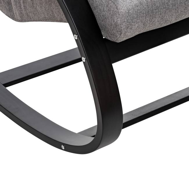 Кресло-качалка Leset Милано Венге Malmo 90 (серый)