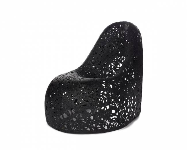 Базальтовое кресло "Self Chair", Черное