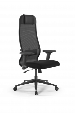 Кресло Sit 10 B1-111D - X2+UMF(X1) /Ub00/Wh00/D02P(M09.B11.G19.W02), черный