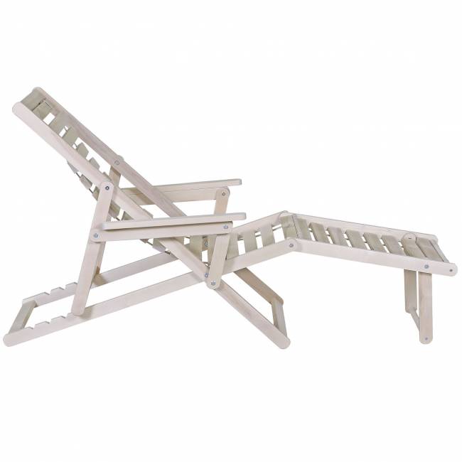 Шезлонг с подлокотниками
