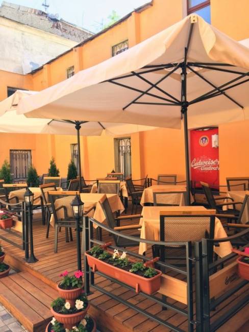 Зонт профессиональный 3х3 м Napoli Standard антрацит, слоновая кость 3000х3000 мм