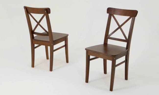 Стол Сканди М 90 орех со стульями Ингольф орех Стол Сканди М 90 орех со стульями Ингольф орех