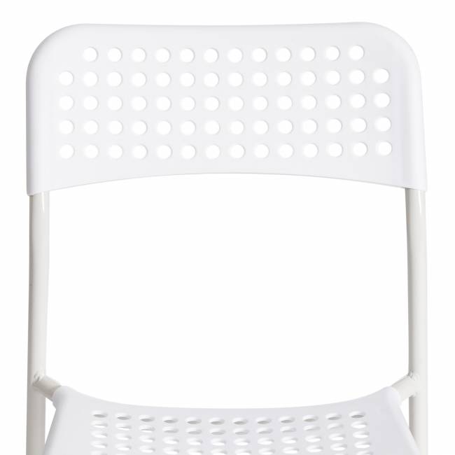 Стул ADDE (mod. C-049) металл/пластик, 39 х 49 х 78 см, White (белый) (Комплект из 8 шт.) белый металл/пластик
