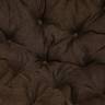 Кресло-качалка PAPASAN/ПАПАСАН w 23/01 B /с подушкой/ 115х78х104 см, Antique brown (античный черно-коричневый), ткань Коричневый, 3М7-147 Antique brown (античный черно-коричневый)